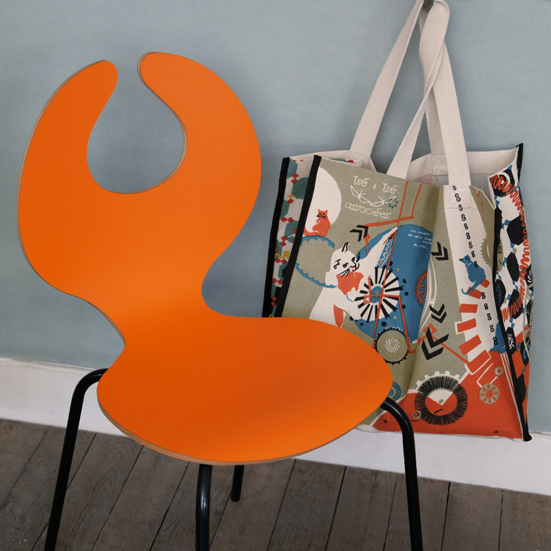 PUZZLE CHAIR, black