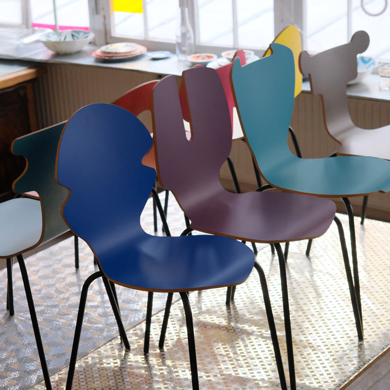 PUZZLE CHAIR, black