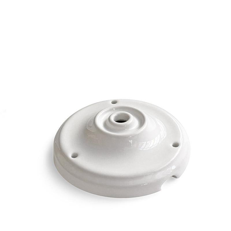 rosace en porcelaine pour lampes en suspension - tsé tsé