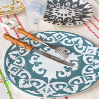 LARGE SAMARKAND PLATE, blue-grey