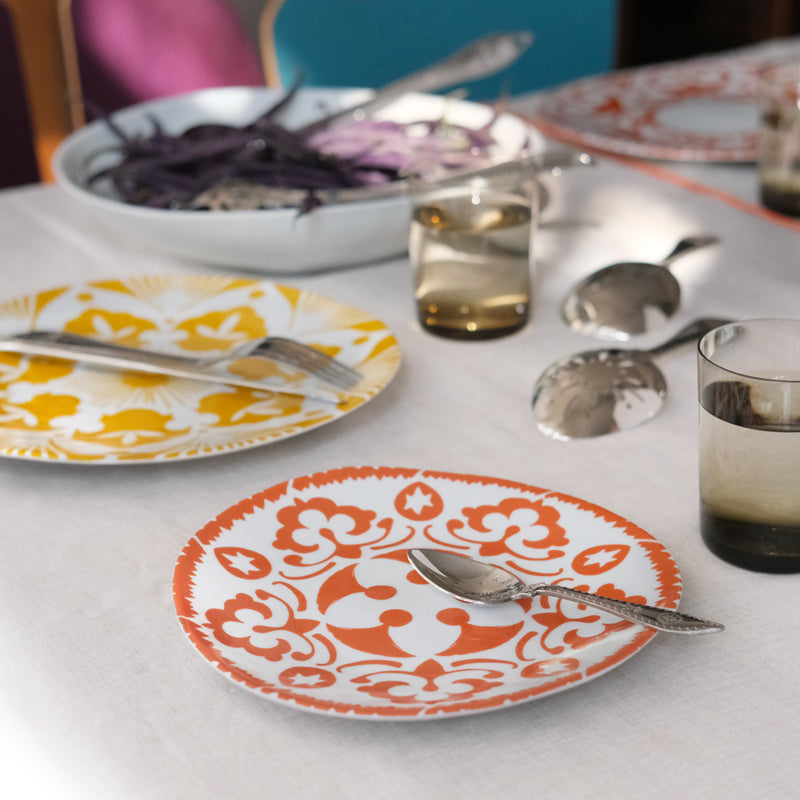 TASHKENT SMALL PLATE, carmine