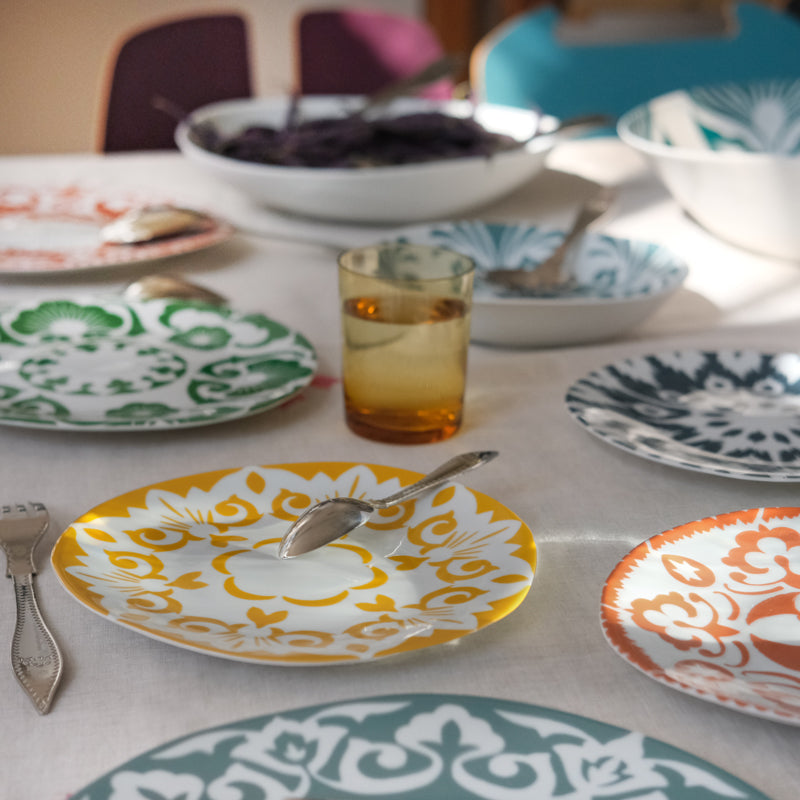 TASHKENT SMALL PLATE, carmine