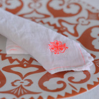 FOUR LINEN NAPKINS