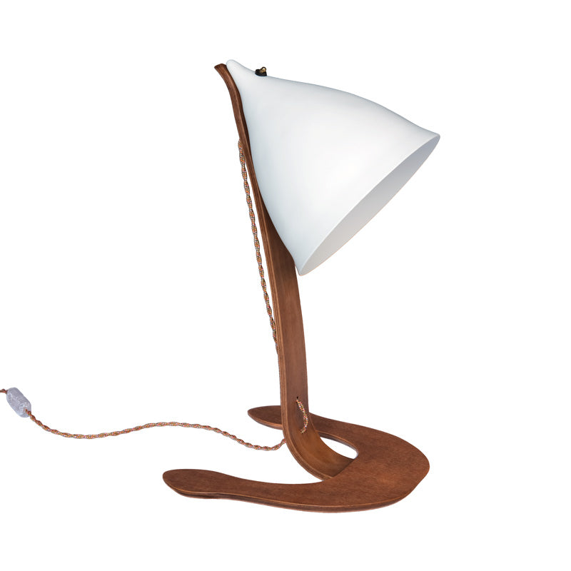 GRANDE CORNETTE À POSER, bois brun