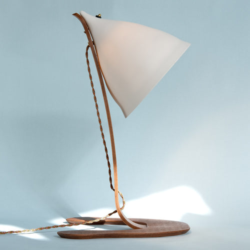 GRANDE CORNETTE À POSER, bois brun