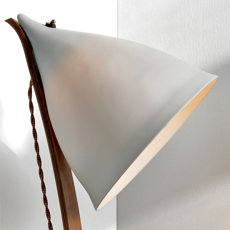 GRANDE CORNETTE À POSER, bois brun