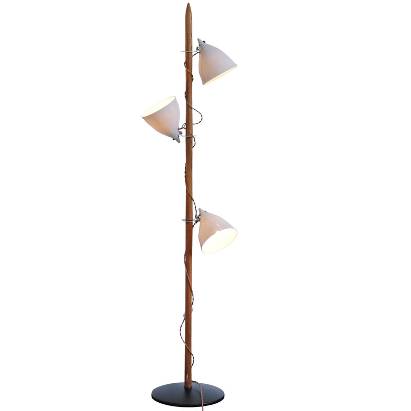 THE PERCH - Floor Lamp 165cm - Honey Wood