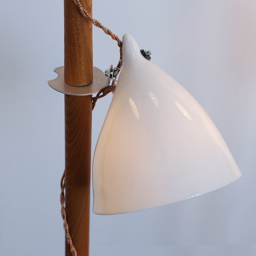THE PERCH - Floor Lamp 165cm - Brown Wood