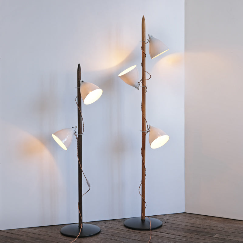 LE PERCHOIR - Lampadaire 165cm - Bois Brun