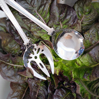 STAMPED SALAD SERVERS