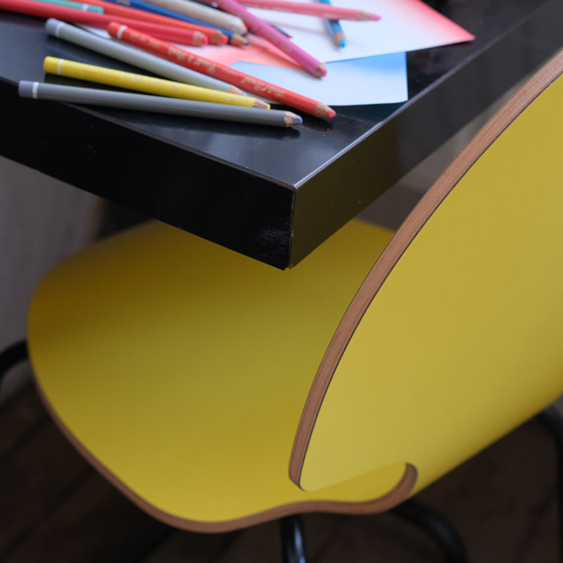 CHAISE LA CAPRICIEUSE, jaune