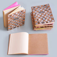 ZIGZAGANT NOTEBOOK, silver &amp; pink