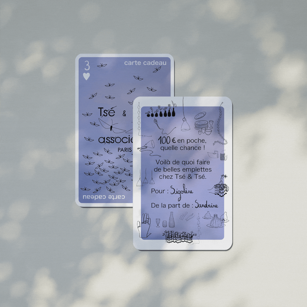 LA CARTE CADEAU Tsé &amp; Tsé
